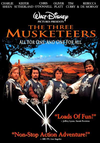 Affiche Poster trois mousquetaires Three Musketeers disney