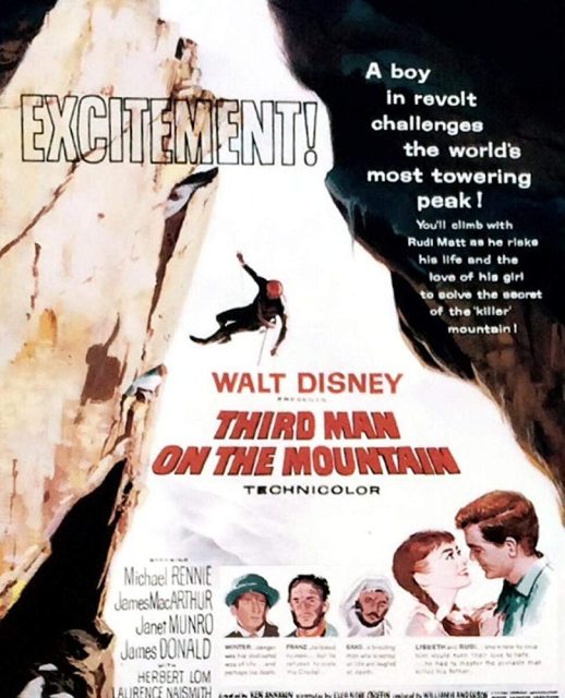 Affiche Poster troisième homme montagne third man mountain disney