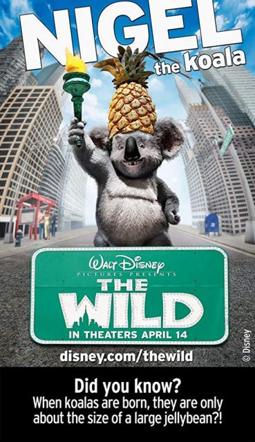 Affiche Poster wild disney