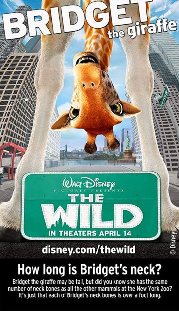 Affiche Poster wild disney