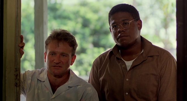 Robin Williams et Forest Whitaker dans Good morning, Vietnam 1987