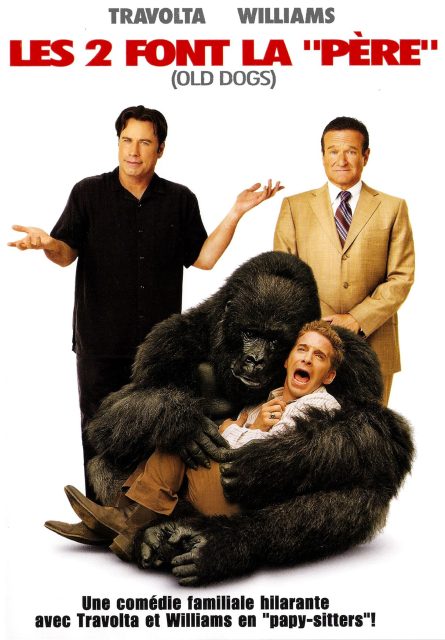 Les 2 font la père. 9 Affiche Poster de Les 2 font la père Old Dogs avec John Travolta et Robin Williams 2009