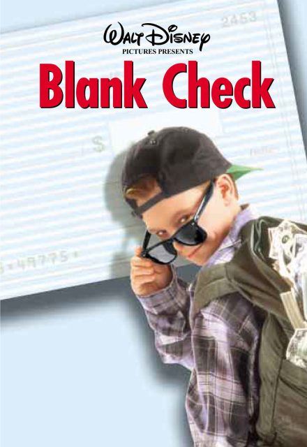 Affiche Poster apprenti millionnaire blank check disney