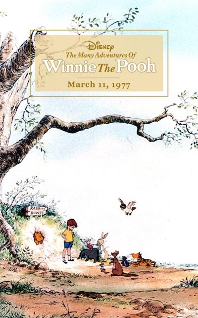 Les aventures de Winnie l'Ourson - Photos et affiches. 4 Affiche Les aventures de Winnie l'ourson Disney Poster Many Adventures Pooh