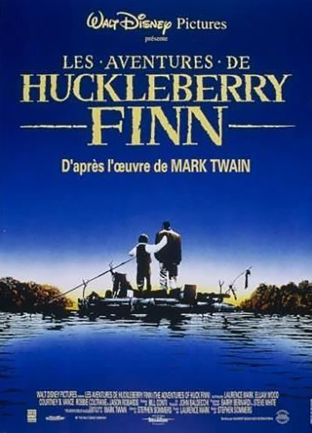 Affiche Poster adventure aventure huckelberry huck finn disney