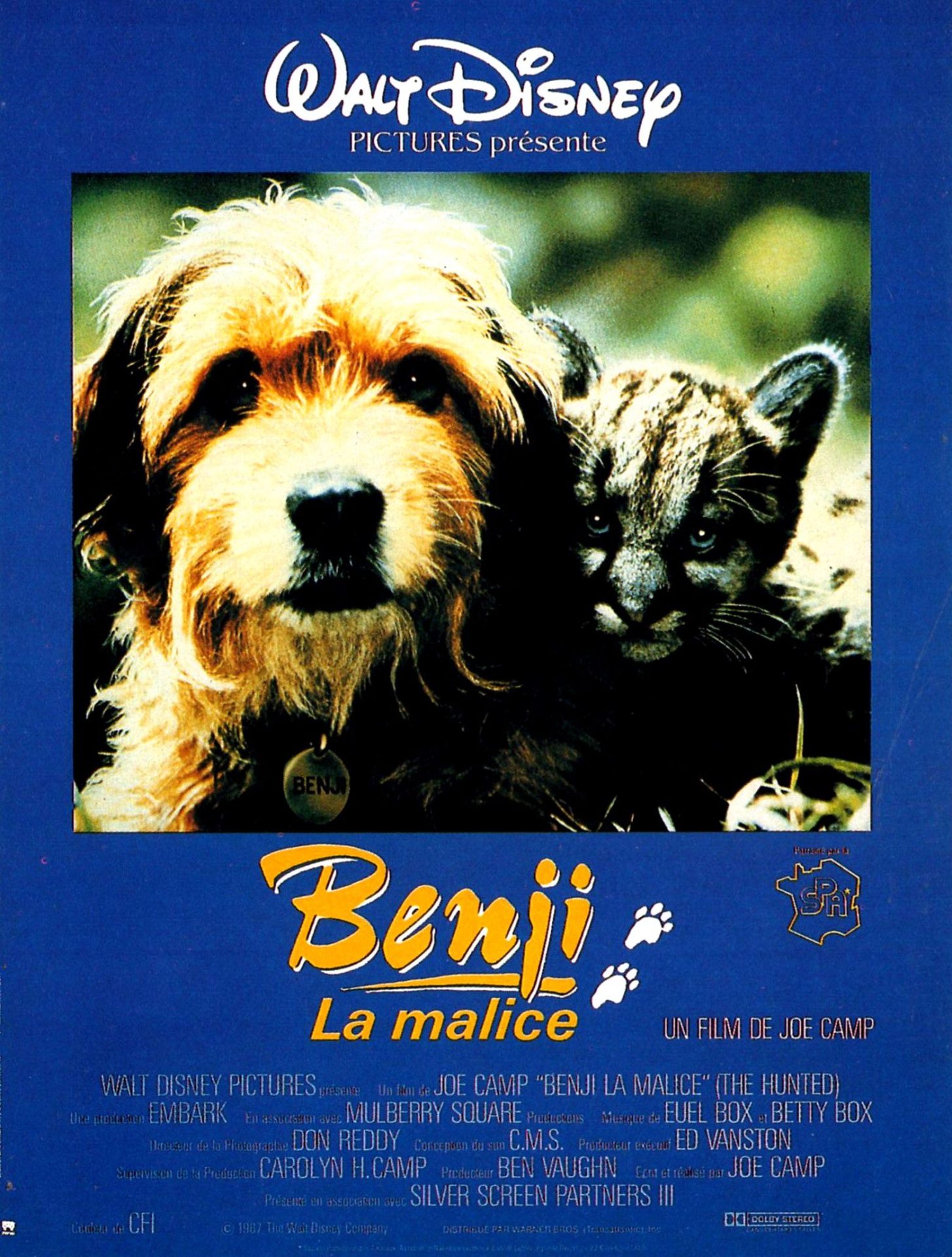 Affiche Poster benji malice hunted disney