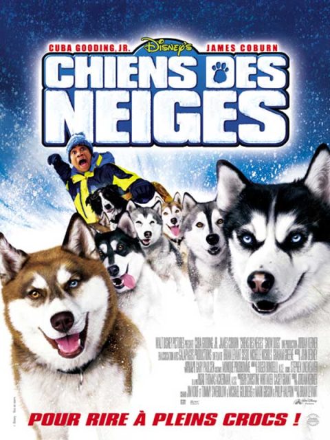 Affiche poster chiens neiges snow dogs disney