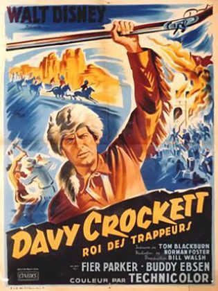 Davy Crockett, roi des trappeurs.