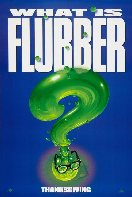 Affiche Poster de Flubber avec Robin Williams 1997