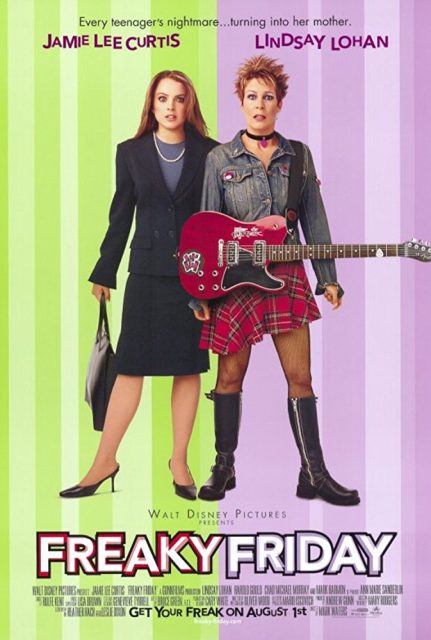 Affiche poster freaky friday peau mere disney