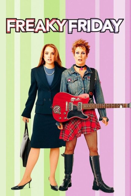 Affiche poster freaky friday peau mere disney