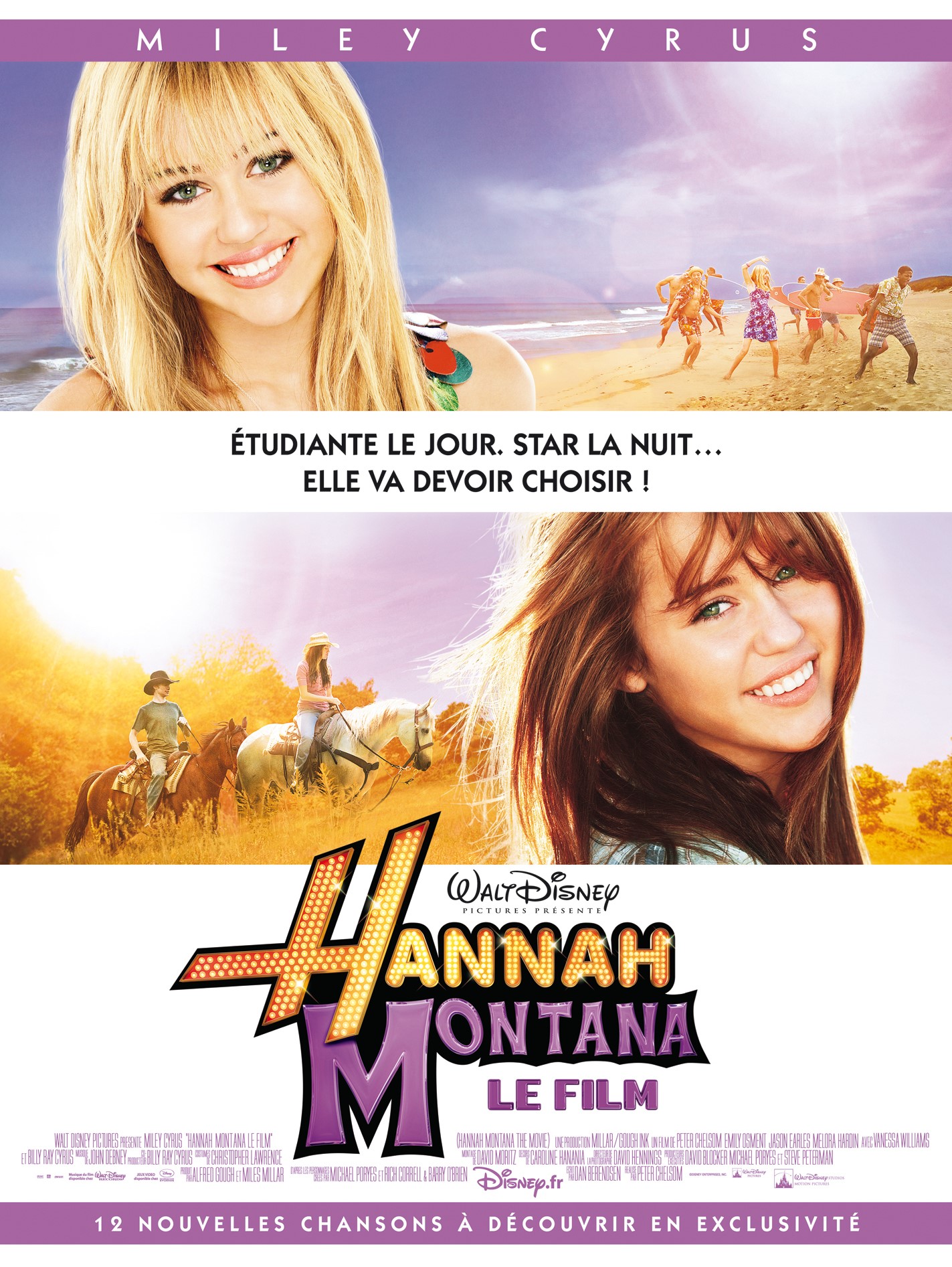 Affiche Poster hannah montana film movie disney