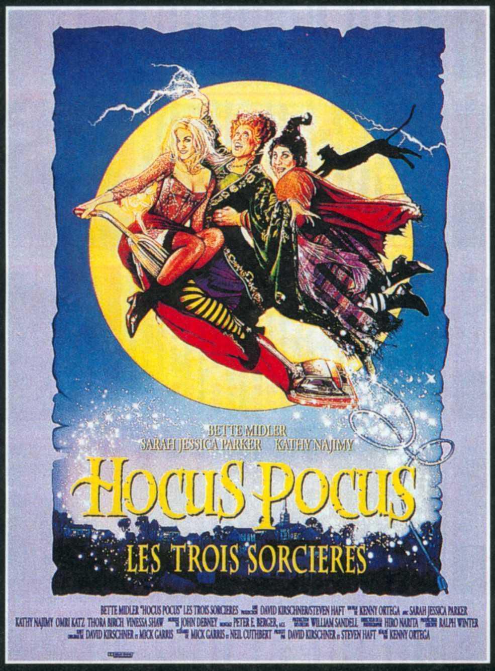 Affiche Poster Hocus Pocus trois sorcières disney