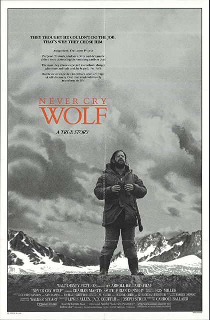 Affiche Poster homme parmi loups Never Cry Wolf disney