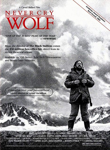 Affiche Poster homme parmi loups Never Cry Wolf disney
