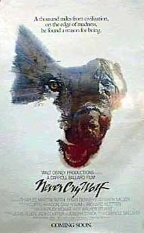 Affiche Poster homme parmi loups Never Cry Wolf disney