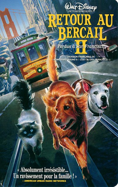 Affiche Poster incroyable voyage san francisco homeward bound incredible journey disney