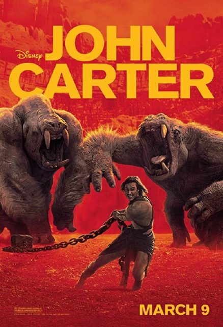 Affiche Poster john carter disney