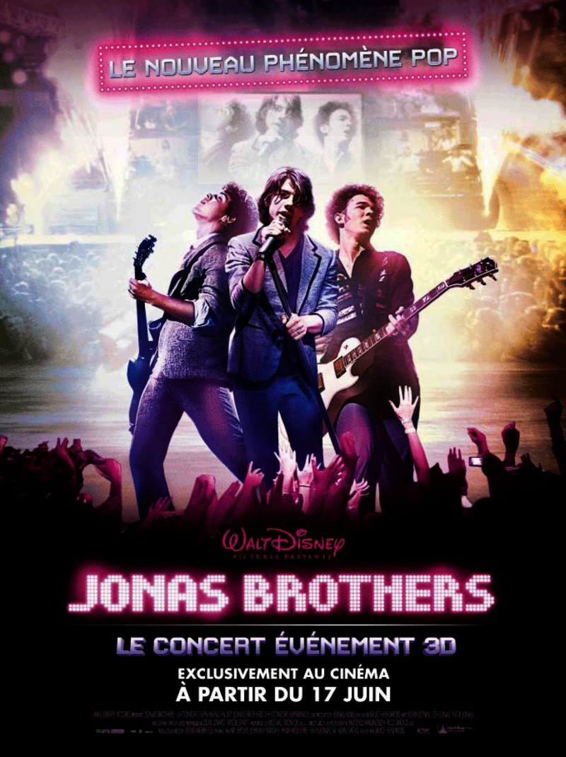 Affiche Poster jonas brothers concert experience disney