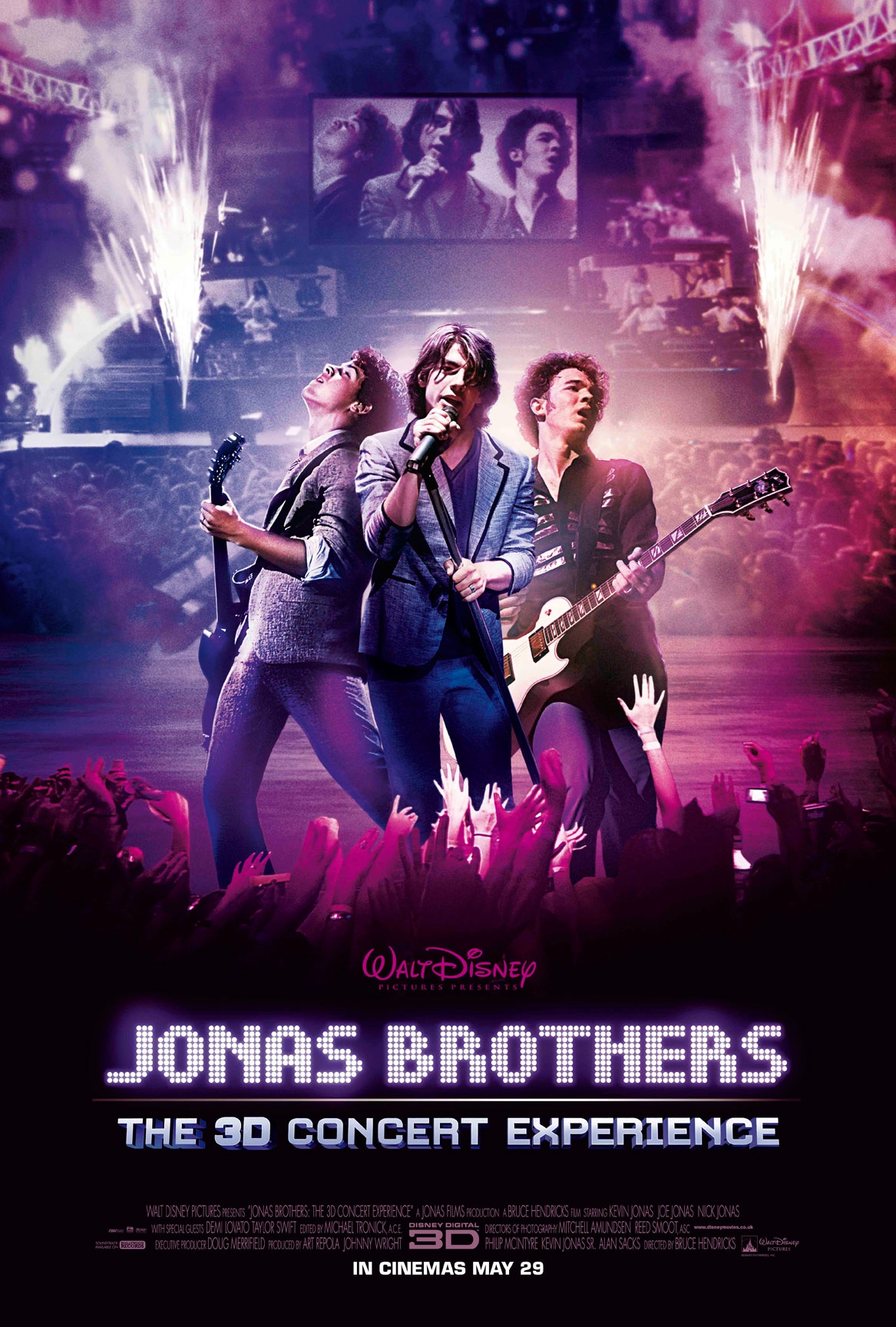 Affiche Poster jonas brothers concert experience disney