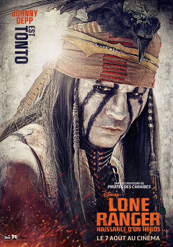 Affiche Poster lone ranger naissance heros disney