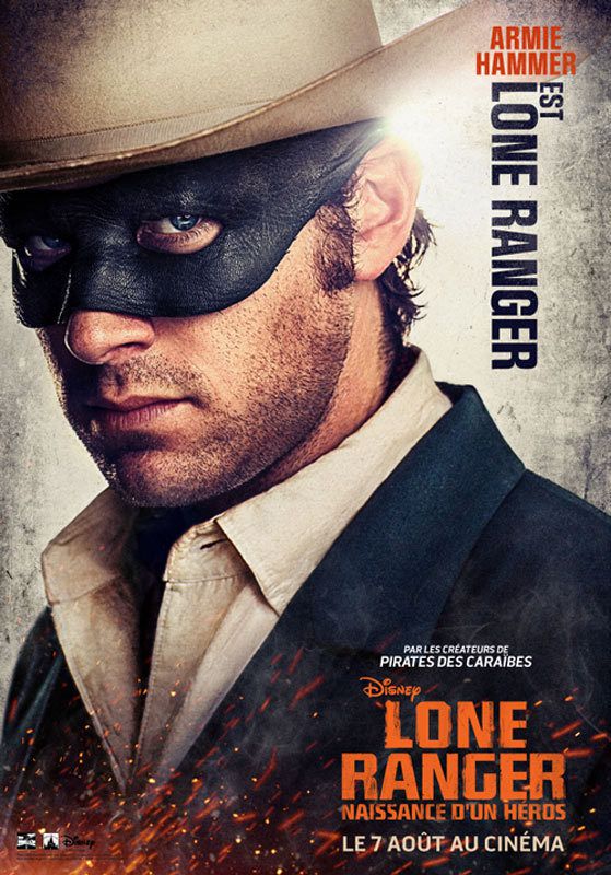 Affiche Poster lone ranger naissance heros disney