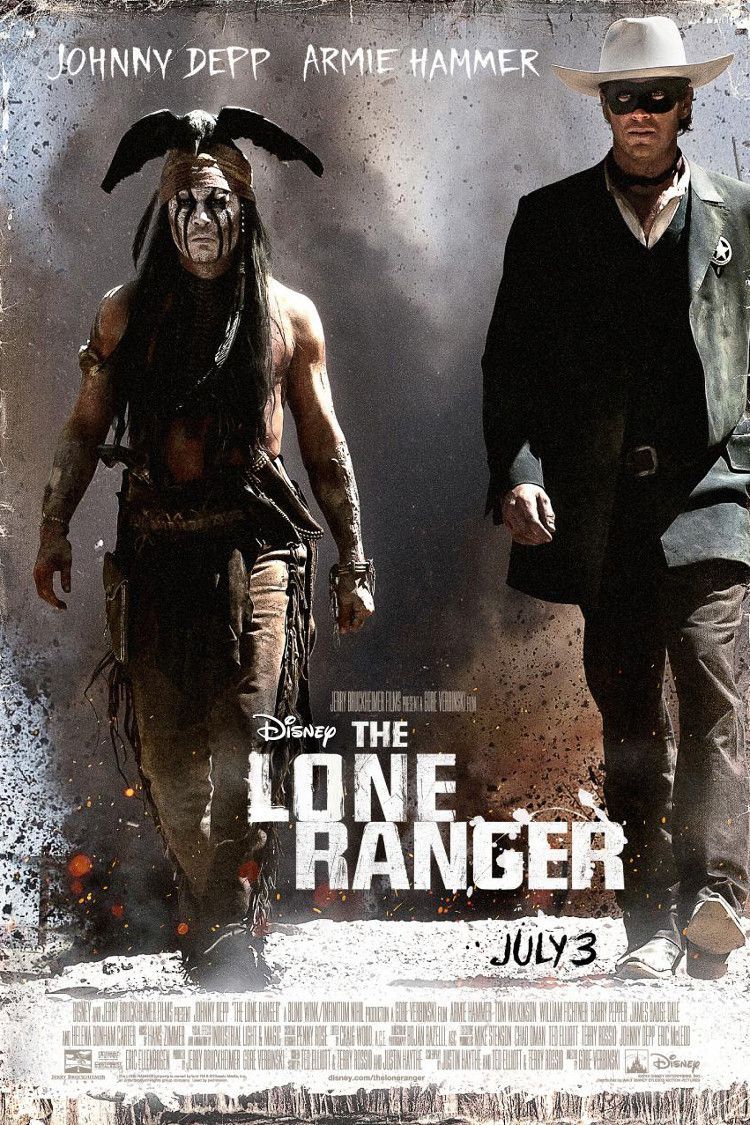 Affiche Poster lone ranger naissance heros disney