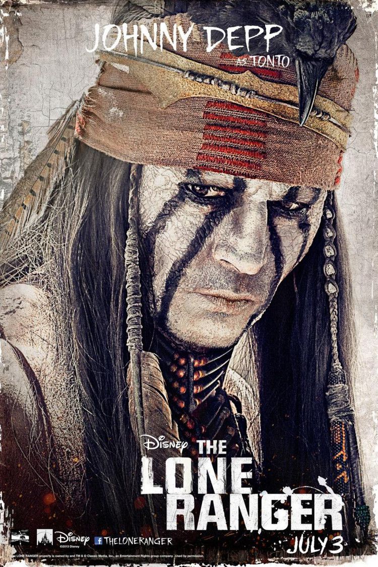 Affiche Poster lone ranger naissance heros disney