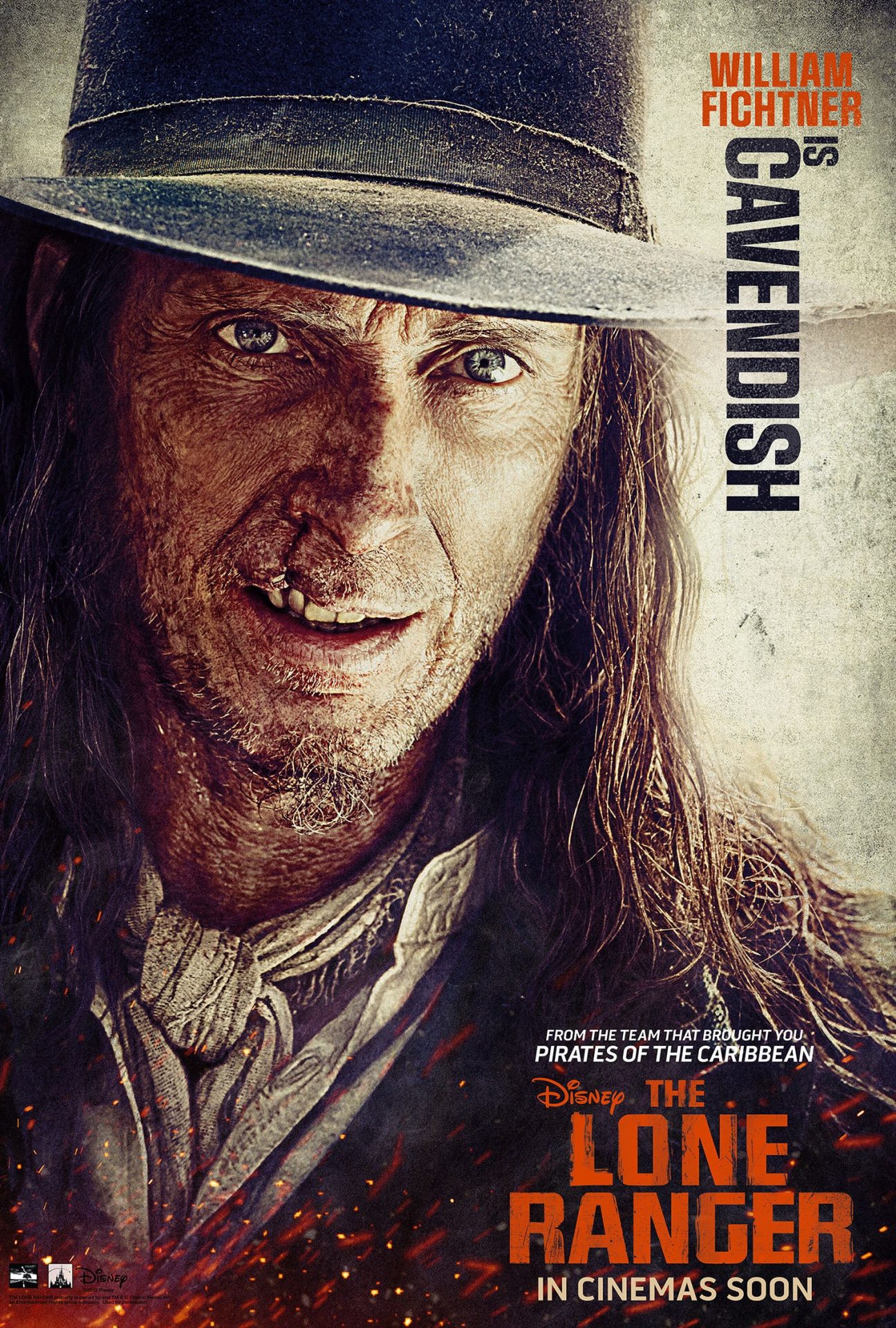 Affiche Poster lone ranger naissance heros disney