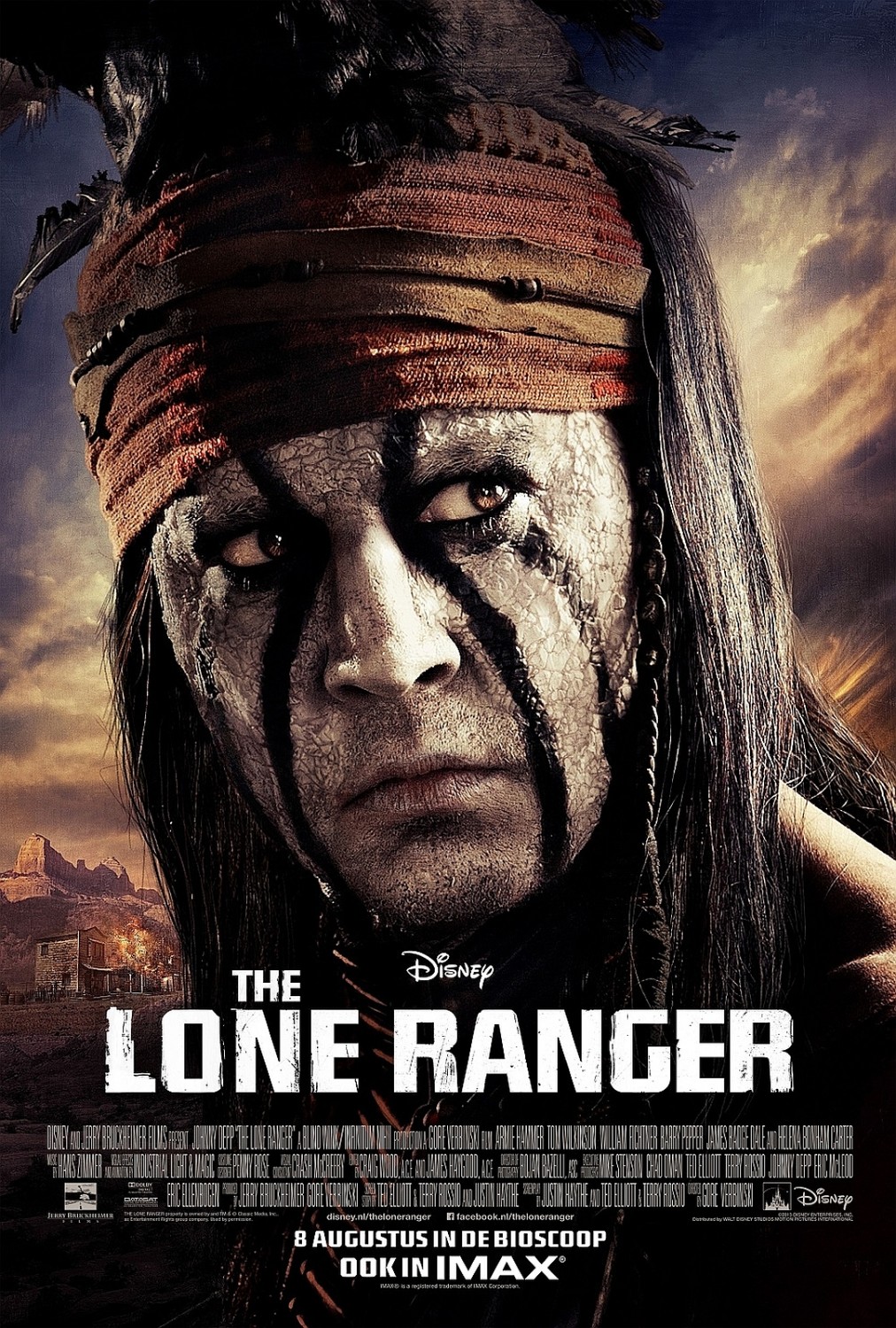 Affiche Poster lone ranger naissance heros disney