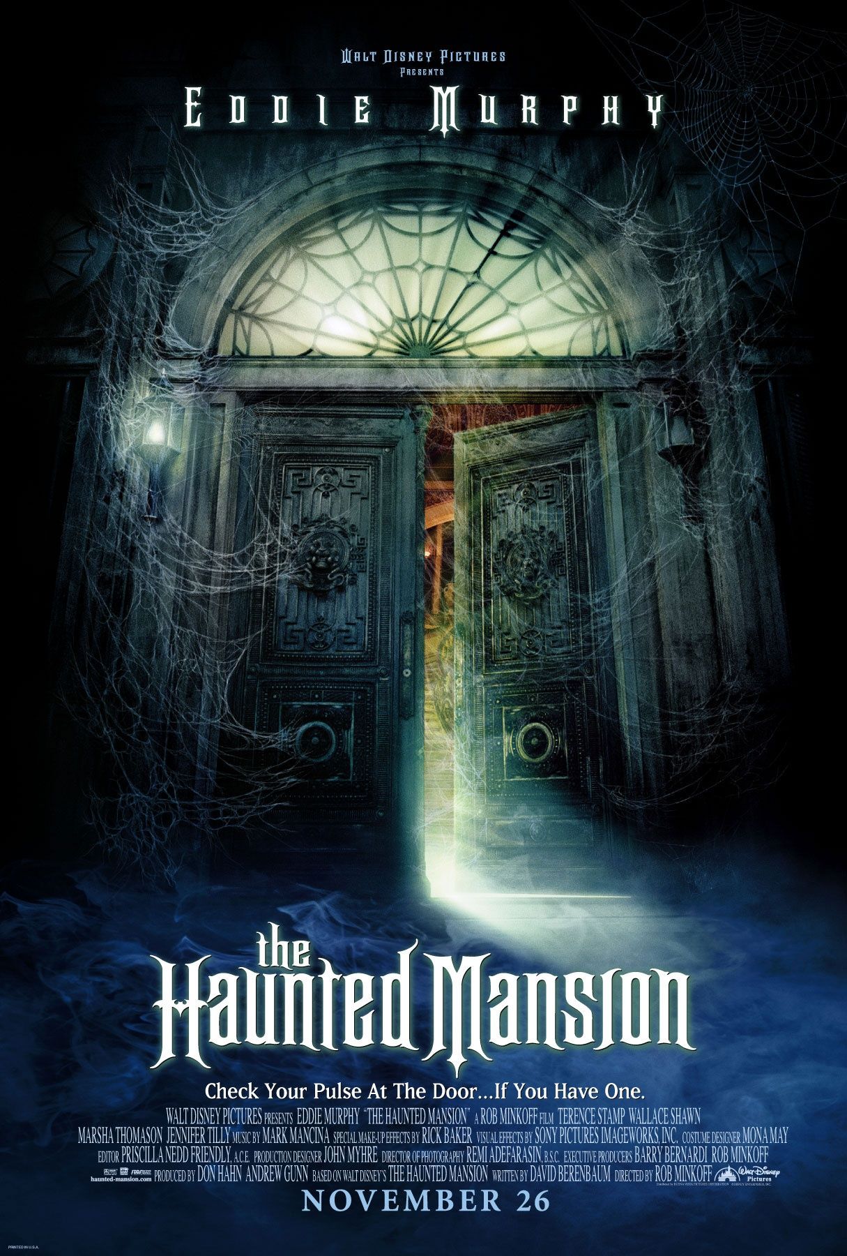 Affiche Poster manoir hanté 999 fantômes haunted mansion disney