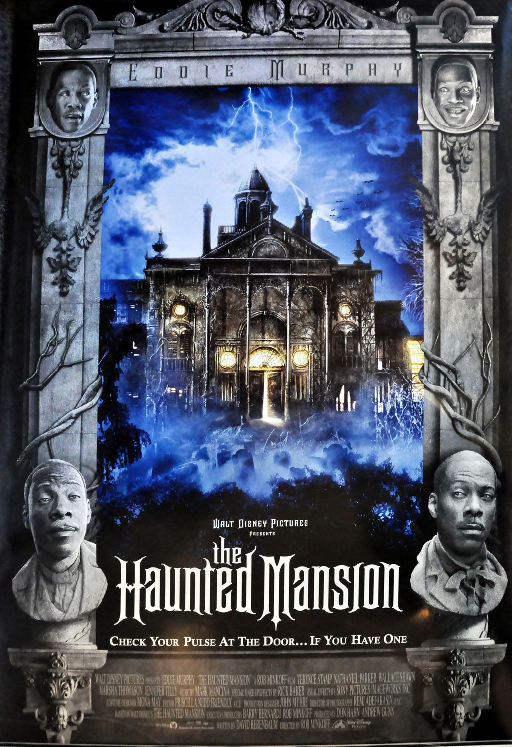 Affiche Poster manoir hanté 999 fantômes haunted mansion disney