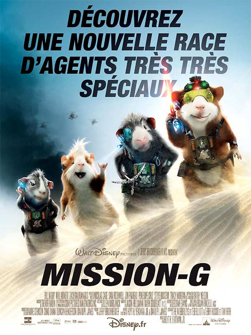 Affiche Poster mission g force disney