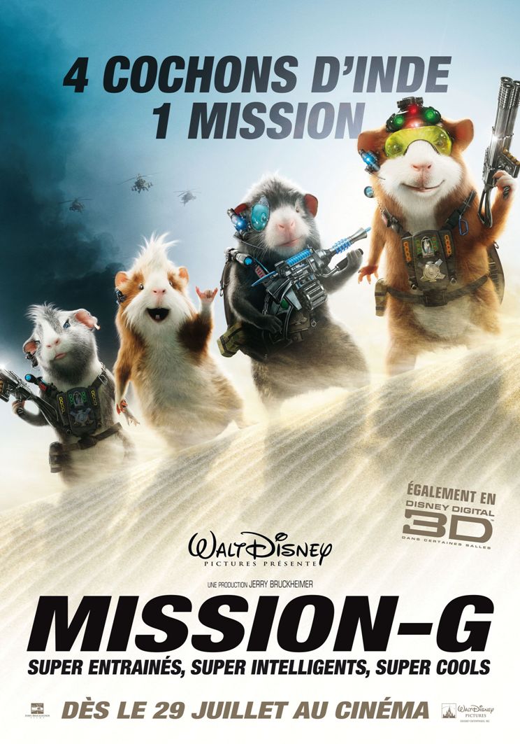 Affiche Poster mission g force disney
