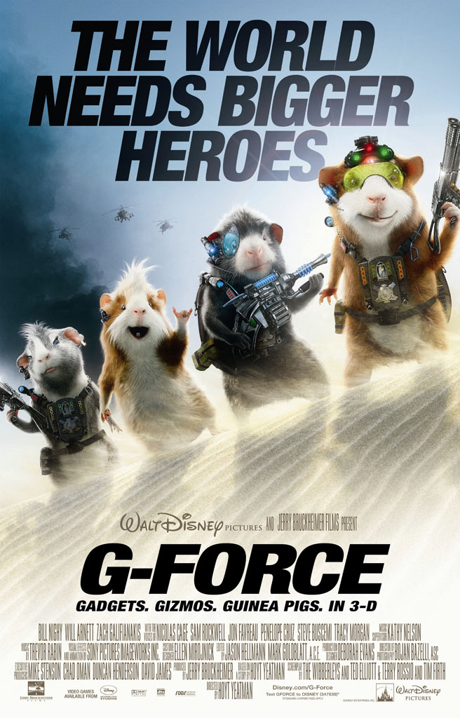 Affiche Poster mission g force disney