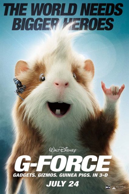 Mission-G. 19 Affiche Poster mission g force disney
