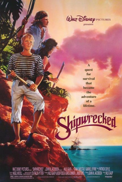 Affiche Poster naufragés île pirates Shipwrecked haakon haakonsen disney