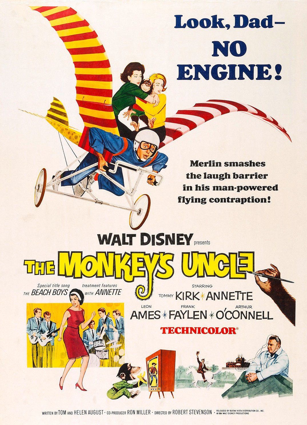 Un neveu studieux - Photos et affiches. 1 Affiche Poster neveu studieux monkey uncle disney