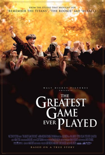 Affiche Poster parcours légende Greatest Game Ever Played disney