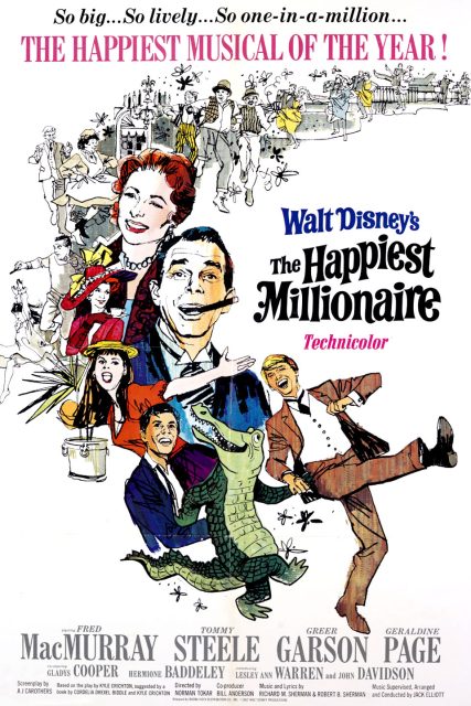 Le plus heureux des milliardaires - Streaming. 1 Affiche Poster plus heureux milliardaires happiest millionaire disney