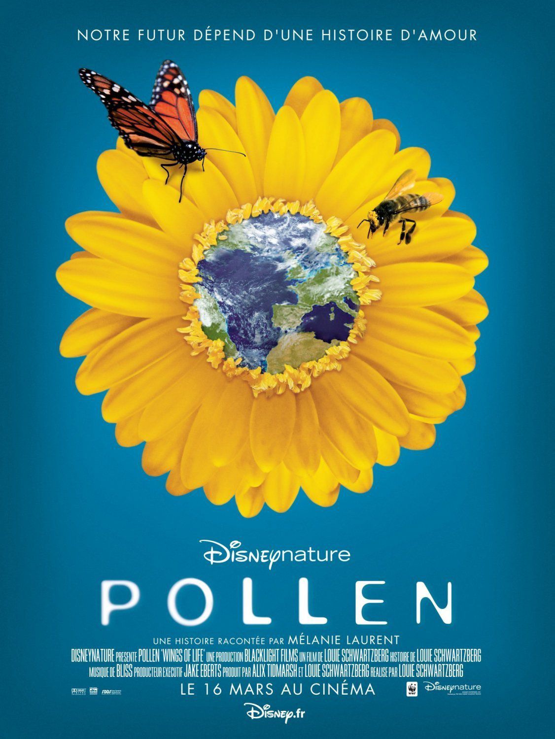 Affiche Poster Pollen Wings of life disney disneynature