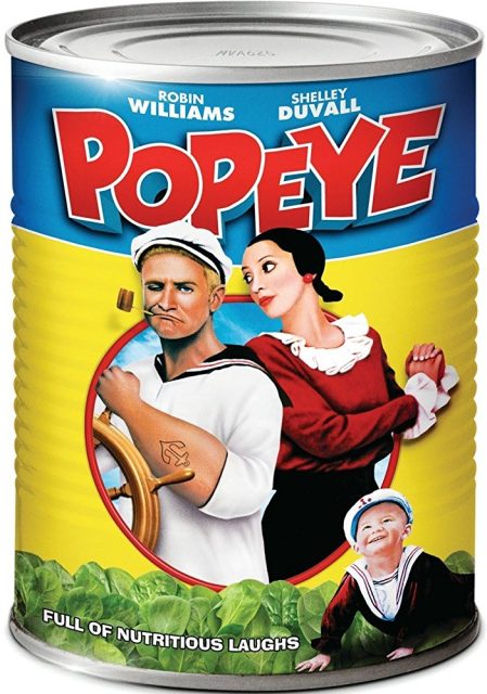 Affiche Poster de Popeye avec Robin Williams et Shelley Duvall 1980