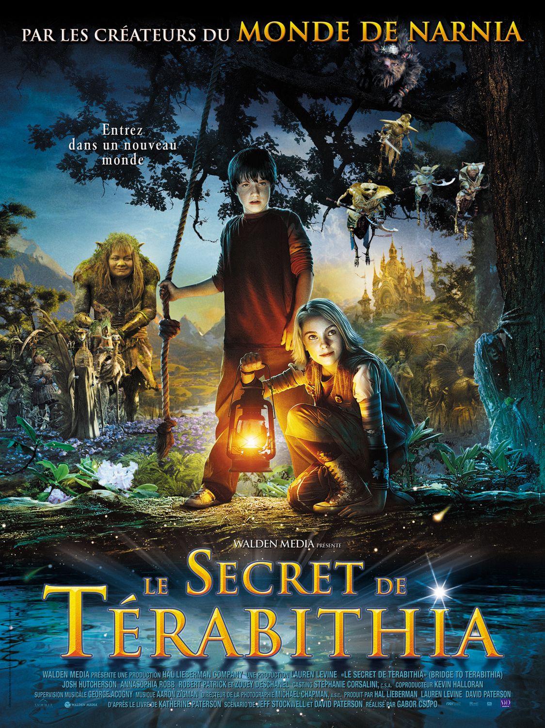 Affiche Poster Le secret de Térabithia Bridge Disney
