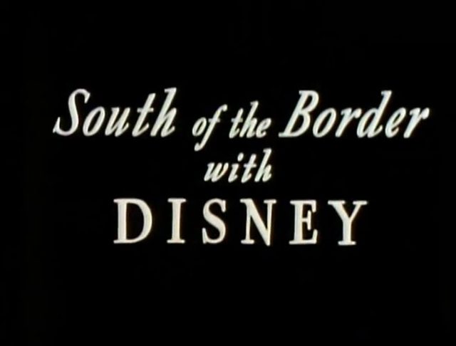 affiche poster south border disney