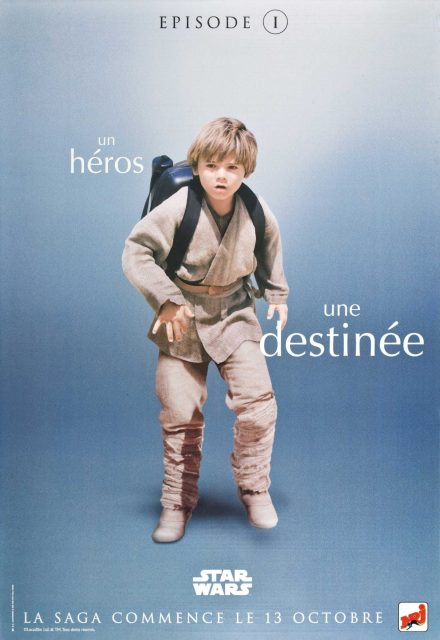 Star Wars : Episode I - La menace fantôme - Photos et affiches. 4 Affiche Poster de Star Wars La menace fantôme Phantom avec Liam Neeson Ewan McGregor et Nathalie Portman 1999