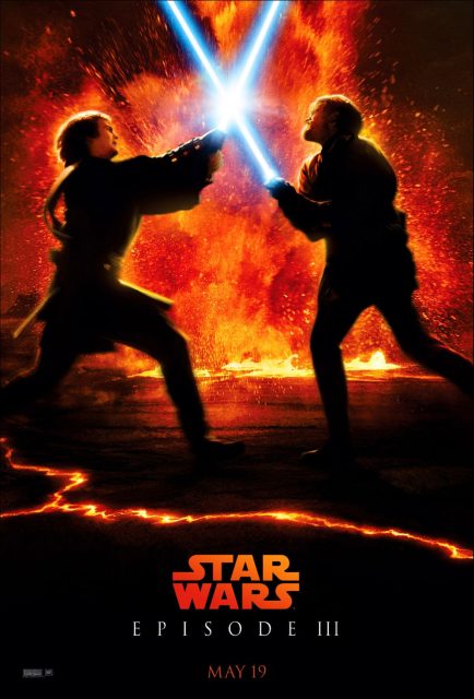 Star Wars : Episode III - La revanche des Sith - Photos et affiches. 5 Affiche Poster de Star Wars La revanche des Sith Revenge avec Hayden Christensen Ewan McGregor et Nathalie Portman 2005