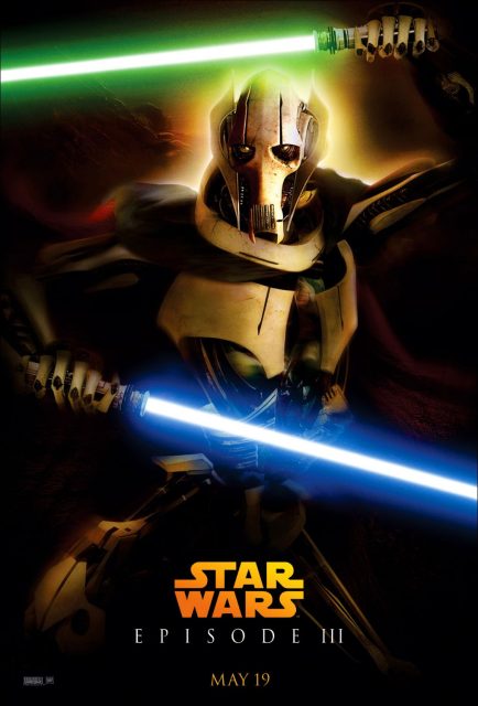 Star Wars : Episode III - La revanche des Sith - Photos et affiches. 7 Affiche Poster de Star Wars La revanche des Sith Revenge avec Hayden Christensen Ewan McGregor et Nathalie Portman 2005