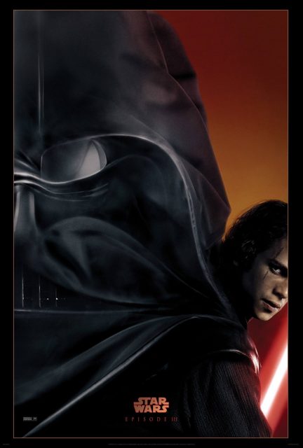 Star Wars : Episode III - La revanche des Sith - Photos et affiches. 4 Affiche Poster de Star Wars La revanche des Sith Revenge avec Hayden Christensen Ewan McGregor et Nathalie Portman 2005