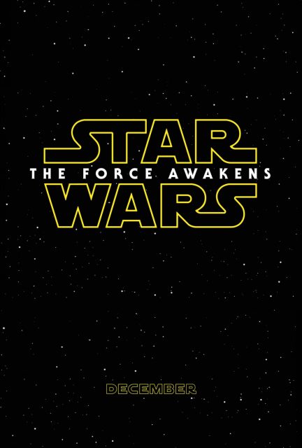 Affiche Poster de Star Wars Le réveil de la force Awakens dans Daisy Ridley Adam Driver et Oscar Isaac 2015