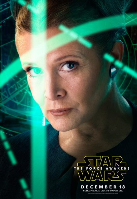 Affiche Poster de Star Wars Le réveil de la force Awakens dans Daisy Ridley Adam Driver et Oscar Isaac 2015